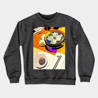 Dumplings punk graphic style Crewneck Sweatshirt